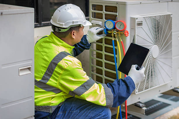 Professional Hvac technician working in New Boston, OH